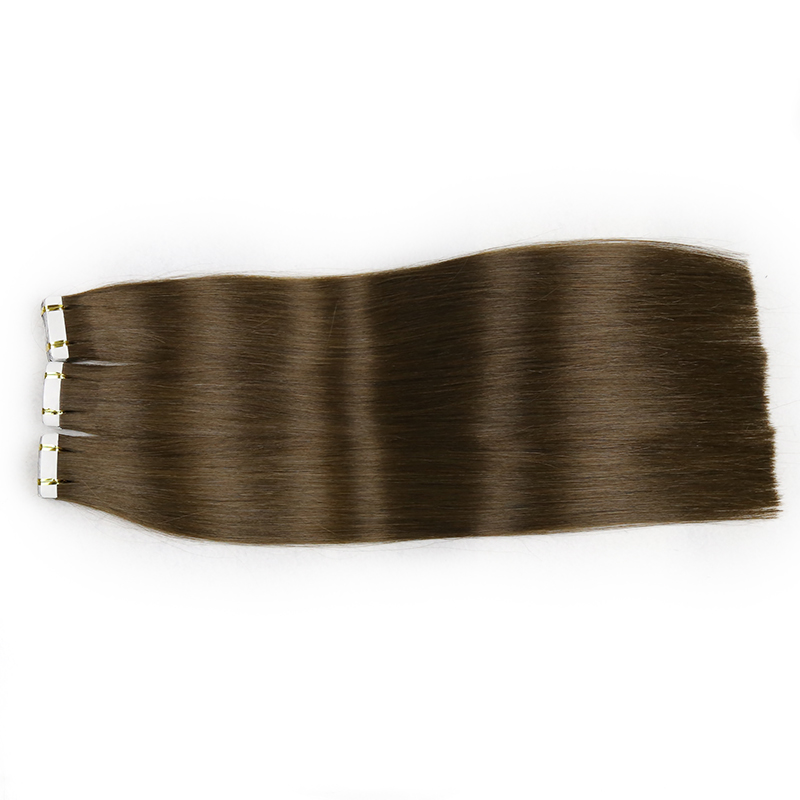 Wholesale Top selling Remy Hair Extensions Virgin Straight Natural Human Tape Hair extension